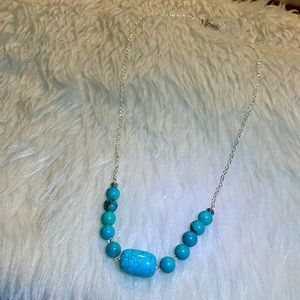 Handmade Beaded Gemstone Necklace